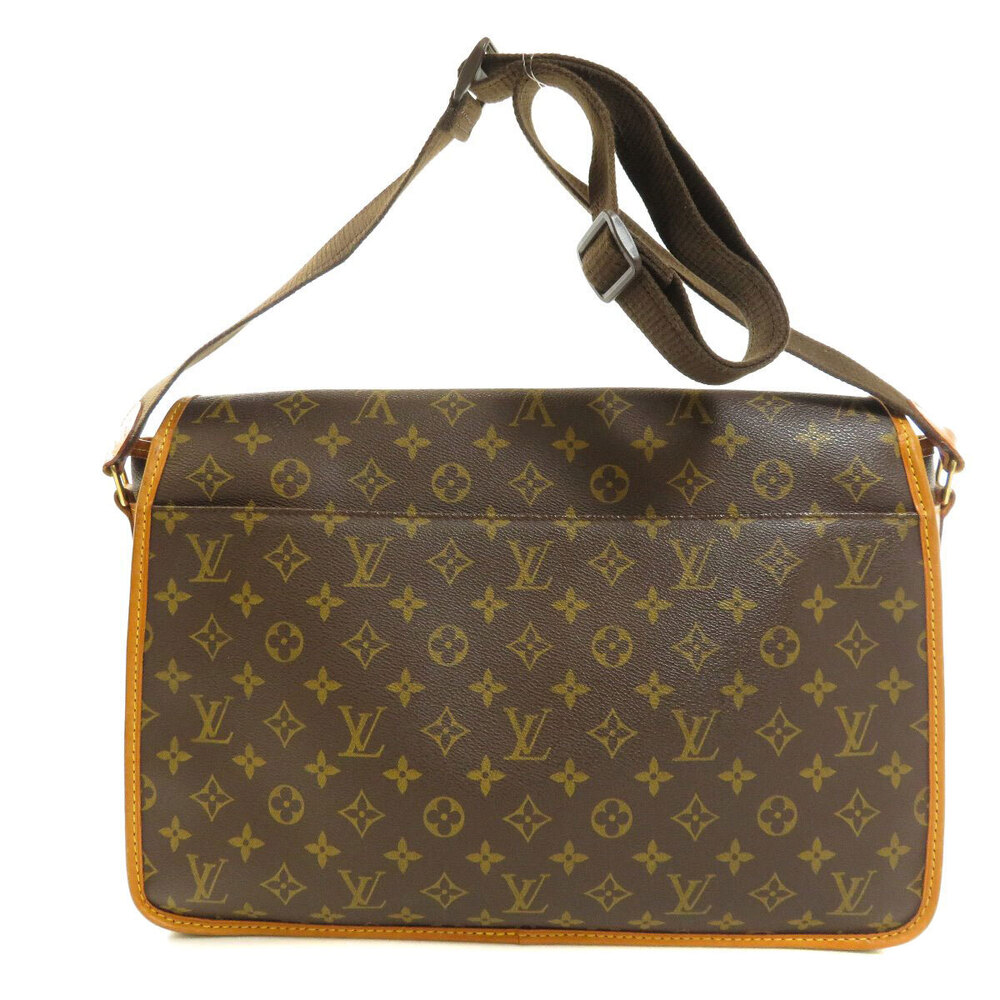 Louis Vuitton Monogram Gibeciere Bag Shoulder Canvas